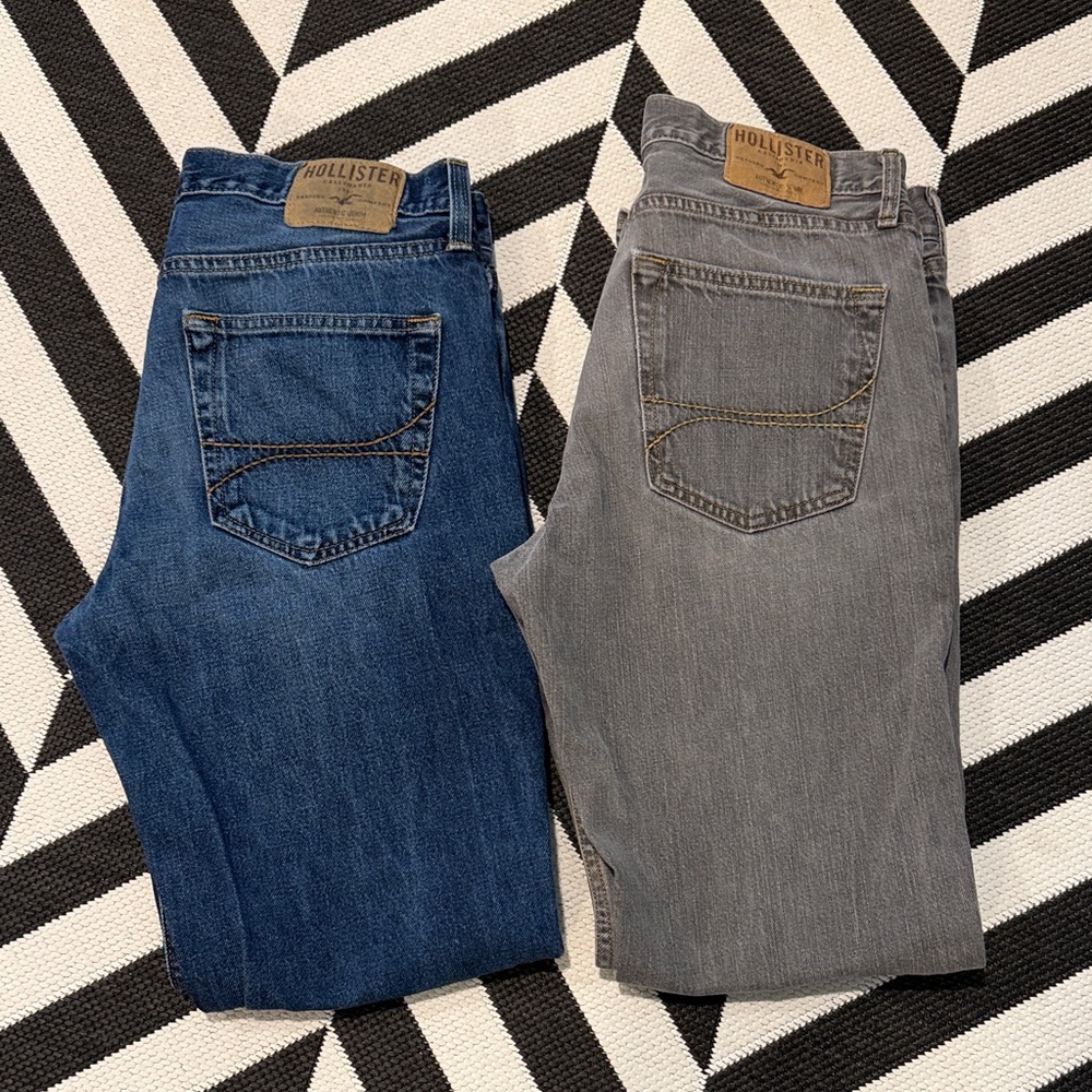 Two Hollister Men's Jeans